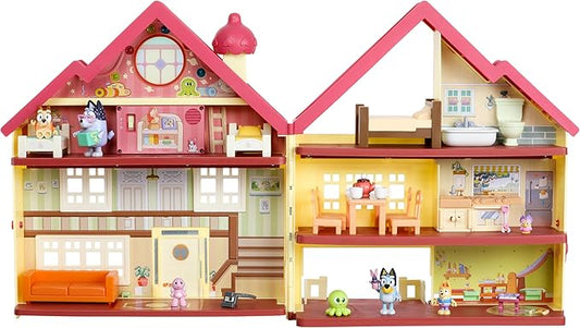 Bluey House Playset for Kids, XL Ultimate Interactive Lights and Sounds Playhouse Toys, Includes Dance Floor, Bluey Toys Set Ages 3+, Amazon Exclusive