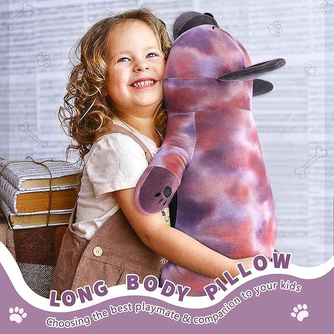 30'' Giant French Bulldog Plush Stuffed Animal- Leopard Pattern French Bulldog Dog Plush Pillow Plushies, Large Sleeping French Bulldog Large Plushie Toy, Birthday Gifts for Kids Girls Boys