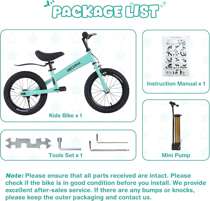 ZUKKA Toddler Balance Bike 2 in 1 with Detachable Training Wheels 14 Inch Kids Bike Aged 3-7 Years Old with Adjustable Seat Handlebar and Coaster Brake for Boys Girls