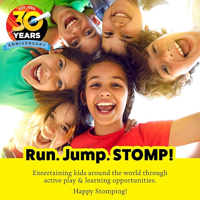 Stomp Rocket Ultra Rocket Launcher for Kids, 4 Rockets - Fun Backyard & Outdoor Kids Toys Gifts for Boys & Girls - High Flying Toy Foam Blaster Set - Multi-Player Adjustable Launch Stand