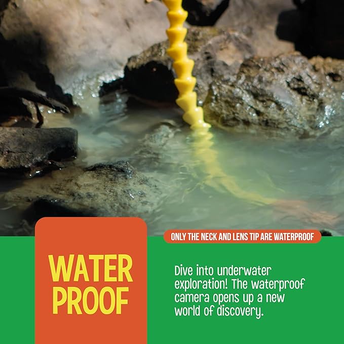 Borescope Snake Camera with Light for Kids, Outdoor Educational STEM Toys, Stocking Stuffer Gifts for 5 Year Old Boy, Nature Activities, for Boys, Girls Ages 4,6,7,8,9,10 Years Old