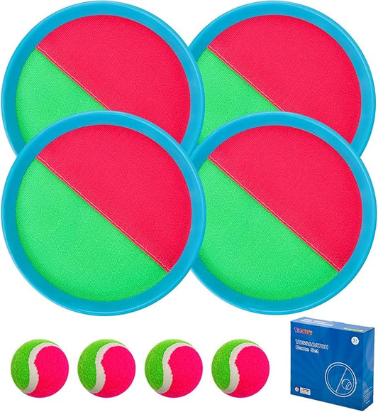 Toss and Catch Ball Outdoor Games Playground Balls Beach Summer Toys for Kids Ages 4-8 Perfect Kids Toys Sets Playground Sets