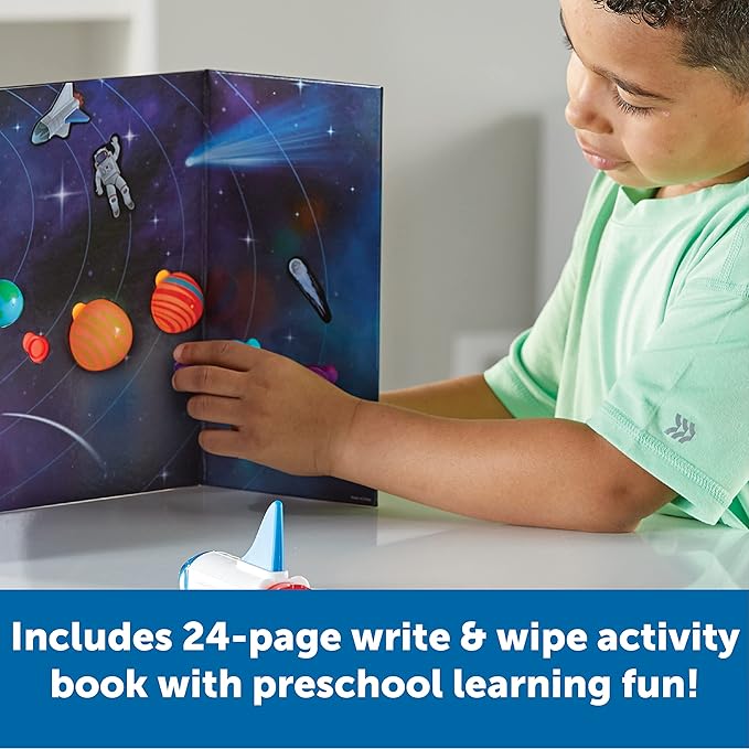 Learning Resources Skill Builders! Outer Space Activity Set - 17 Pieces, Ages 4+, Preschool Science, STEM Toys, Toddlers Homeschool Montessori, Gifts for Boys and Girls