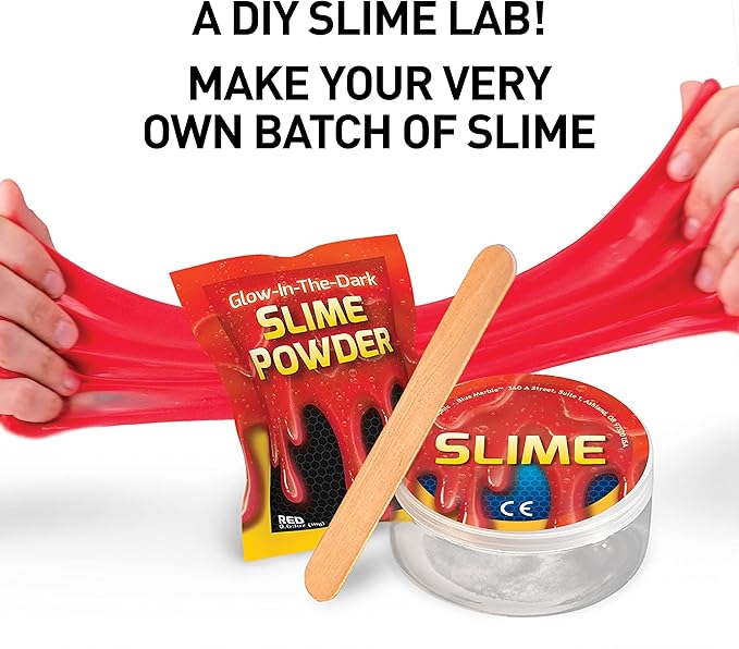 NATIONAL GEOGRAPHIC Mega Slime Kit & Putty Lab - 4 Types of Slime Plus 4 Types of Putty Including Magnetic, Slime Kit for Boys and Girls, Sensory Toy & Science Kit