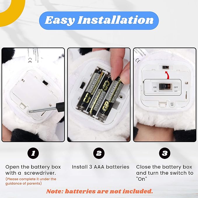 Hopearl Talking Unicorn Repeats What You Say Nodding Electric Interactive Animated Toy Speaking Plush Buddy Birthday Festival for Toddlers, 7.5''