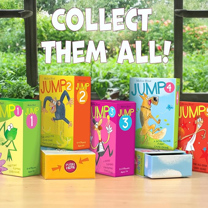 Melon Rind Jump 7, Math Game for Kids Learning Multiples of 7, Lively, Space-Themed Card Game, Quick, Fun Activity for Boosting Math Confidence, Easy to Learn, Ages 8+