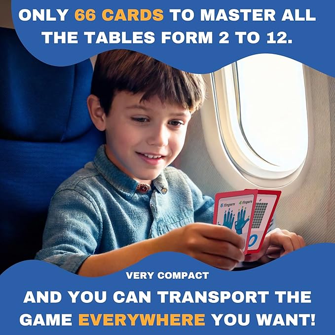 Multiplication Flash Cards with Tricks for Kids - Times Tables Hacks: A Fun and Easy Way to Learn Multiplication