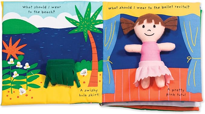 Melissa & Doug Soft Activity Baby Book - What Should I Wear?