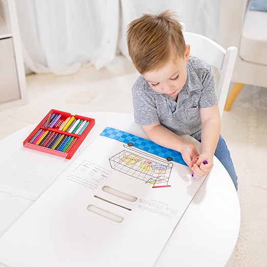 Melissa & Doug Poke-a-Dot! Who’s in the Ocean? Interactive Children's Board Book with Buttons to Pop, Educational Sensory Toy for Toddlers & Preschoolers Ages 3+ - FSC Certified