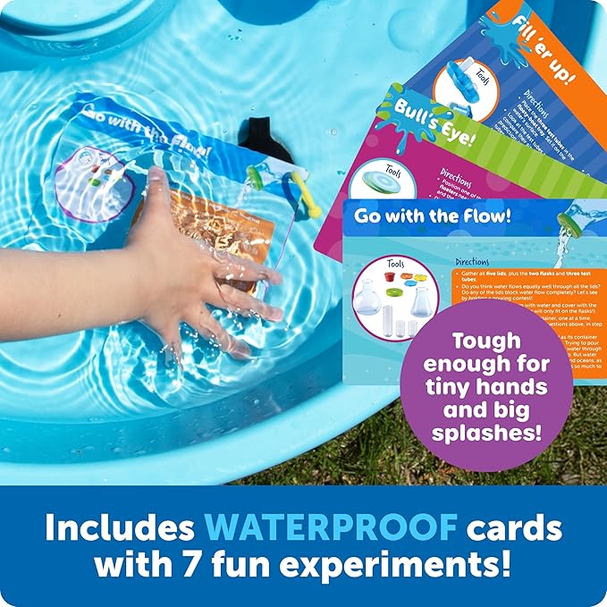 Learning Resources Splashology! Water Lab Science Kit, STEM Playtime, Water Activities, 19 Pieces, Ages 3+