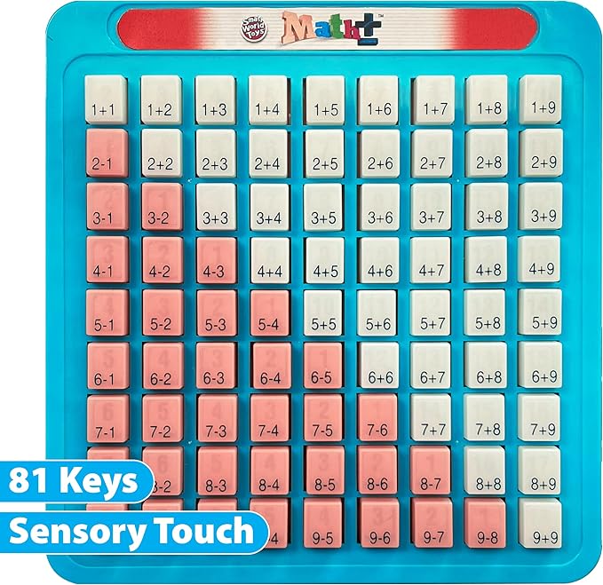 Small World Toys Addition and Subtraction Games, Kindergarten Math Games Board for Ages 3+, Preschool Math Counting Toys, Learning Activities Educational Toys, Learning Gift for Kids