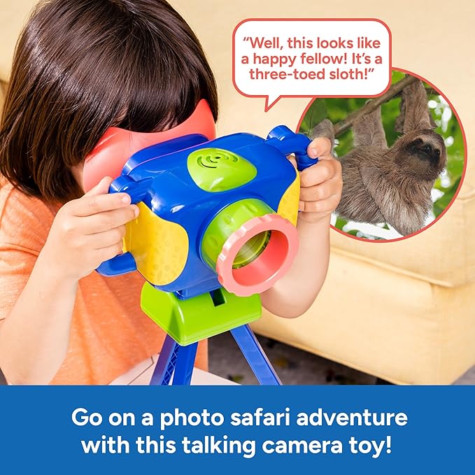 Educational Insights GeoSafari® Jr. Talking Wildlife Camera™ Featuring Robert Irwin - Preschool Science Toys for Little Kids, Toddler STEM Toys, Gifts for Boys & Girls Ages 4+