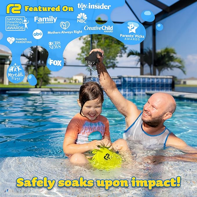 Water Spraying Flying Disc – Ultimate Pool Toy for Kids, Tweens & Teens! Soft & Safe for Splashy Summer Fun – Soaked Disc Flies Through the Air – Perfect for Pool Parties, Ages 6 7 8 9 10 11 12+