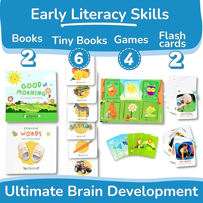 Baby,Toddler Learning Activities,Board Books,Flash Cards,and Toys for Infant Girls & Toddlers Ages 0-6,8,12,15,18M+,24 Months olds, Birthday Girl Gifts for Age 1+,2 Year Old