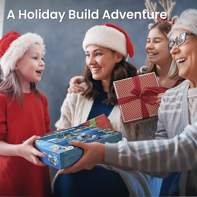 Sillbird Christmas STEM Robot Building Kit with Remote Control Gifts for Boys Ages 8-14, Buildable 5in1 Robotics Technic Coding Toy for Kids Birthday with 596 Pieces