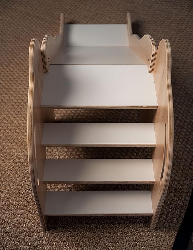 Avenlur Nima Indoor Slide - Elephant Shape Montessori Waldorf Style - Safe, Sturdy, and Reliable - Perfect Indoor Play Space for Developing Motor Skills and Balance in Toddlers and Kids Ages 1 to 5yrs