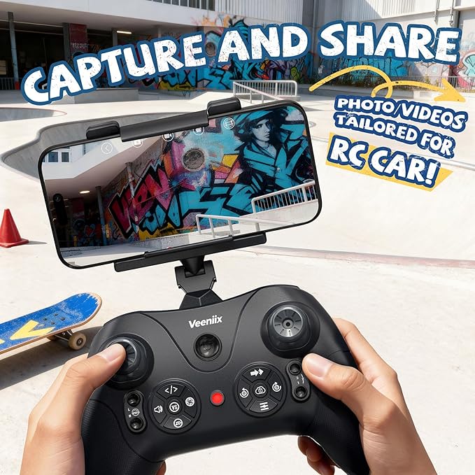 V997 FPV Accessory for RC Car and RC Truck,720P HD Camera Real-Time Transmission,150 Mins Recording,App Control for Kids Adults Indoor Play and Outdoor Sports