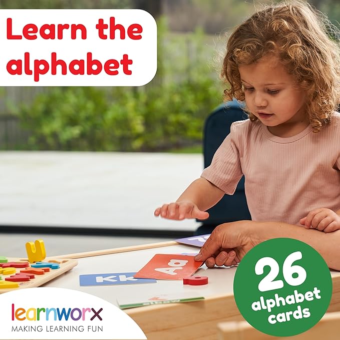 Toddler Learning Flash Cards | Kids Letter Number Alphabet Animal Color Words Flashcards | Large Cards Ideal for Preschool Kindergarden Pre K Educational | Flashcards 12 Months - 5 Years