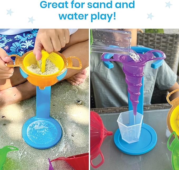 hand2mind Starter Science Funnels, Science Lab Equipment, Sifting Toys, Sand Sifter, Water Table Toys, Sensory Play Toys, Educational Science Kits, Kids Chemistry Set, Science Supplies for Classroom