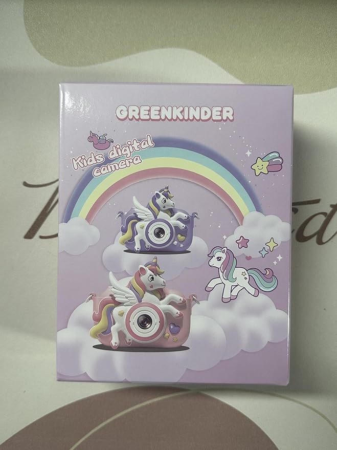 Kids Camera Toys Digital Camera for Girls Boys, Christmas Birthday Gifts for Kids Age 3-12, Selfie 1080P HD Video Digital Camera for 3 4 5 6 7 8 9 10 Year Old Girls with 32GB TF Card