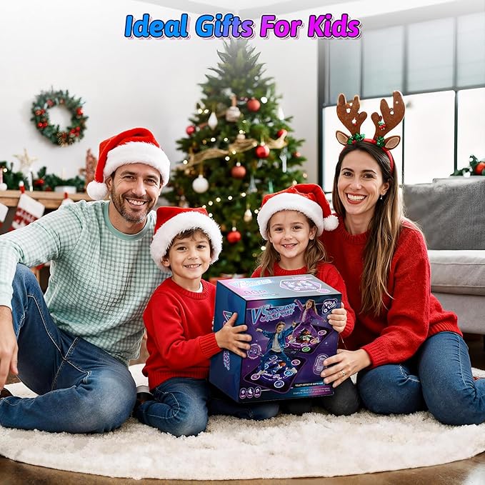 ANNKIE Dance Mat Toys for 3-12 Year Old Kids, 2-Player Dance Pad for Grils Boys with Light Up 12-Buttons, Music Dance Toy with 5 Modes Game, Birthday Xmas Gifts for 3 4 5 6 7 8 9 10+ Year Old Kids