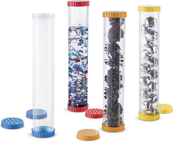 Learning Resources Primary Science Sensory Tubes - Toddler Toys, Homeschool Supplies, Fine Motor Skills, Calm Down Bottle, STEM Manipulatives, Preschool Activities, Montessori Games, Gifts for Kids