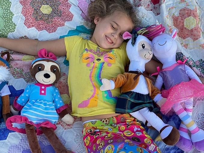 Plushible Soft Baby Doll Unicorn, 18 Inch - Plush Rag Doll with 2 Clothing Sets, My First Plush for Girls, Babies & Infants, Soft Baby Stuffed Toy, Adorable Companion for Age 1+