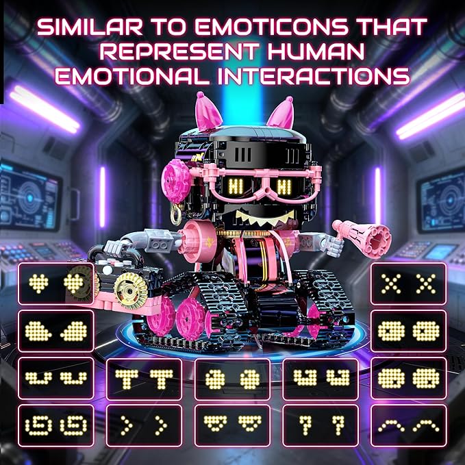 5in1 STEM Robot Building Kits for Kids 6-12, APP & Remote Control STEM Rock Robot Building Toys for Kid, Coding Interactive Tank Truck Vehicle Building Sets for Boys Girls Birthday Xmas Gift