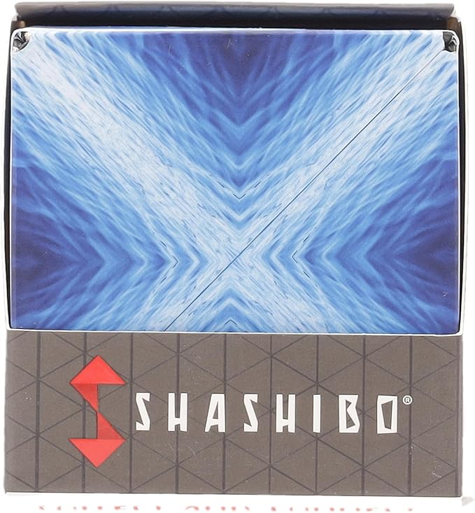 SHASHIBO Shape Shifting Box - Award-Winning Fidget Toy w/ 36 Rare Earth Magnets - Fidget Cube Transforms Into Over 70 Shapes, Sensory Toy Gift for Kids, Teens, and Adults (Blue Planet)