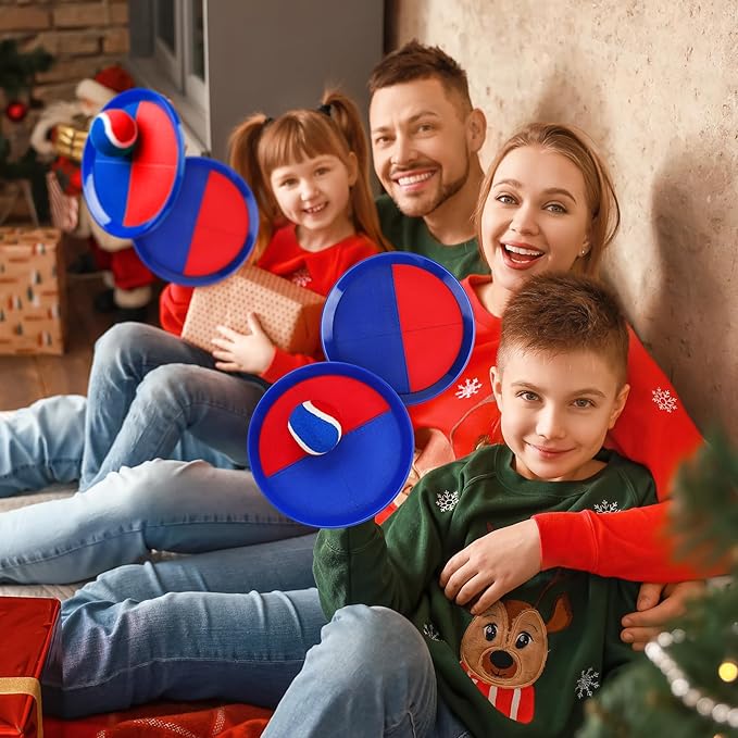 EVERICH Upgraded Toss and Catch Ball Game Set, Outdoor Games for Kids Toys, Stocking Stuffers for Family Games, Beach Pool Yard Outside Toys for Boys Girls 3 4 5 6 7 8-12 Years Old