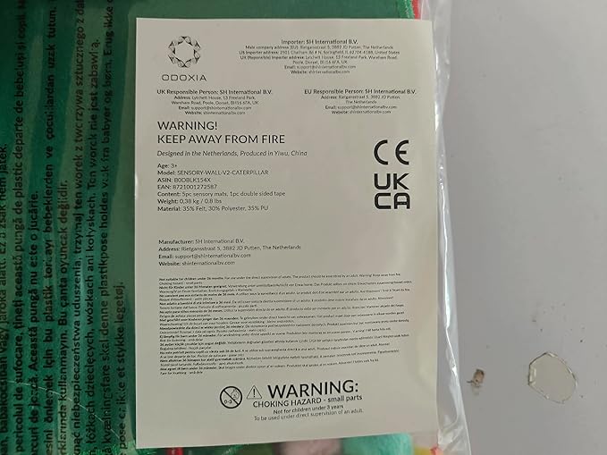 ODOXIA Sensory Wall Panel | Sequin Busy Board for Sensory Room and Daycare | Montessori Toys and Activity | Autism Mats and Squares for Toddlers and Kids