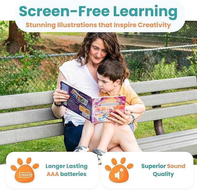 GO GO Children's Songs from East and West 8 Baby Songs, Musical Book for Toddlers 1-3, Nursery Rhyme Books, Talking Features, Singing Toys and Music for Early Learning and Entertainment