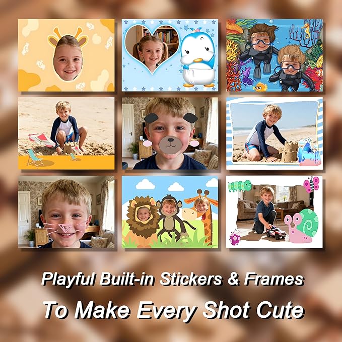 Pink Digital Camera with 2" Flip Screen for Selfie, 1080P Point and Shoot Digital Camera with 32GB Card, 8X Zoom, Portable Vlogging Camera for Kids, Teens & Beginners