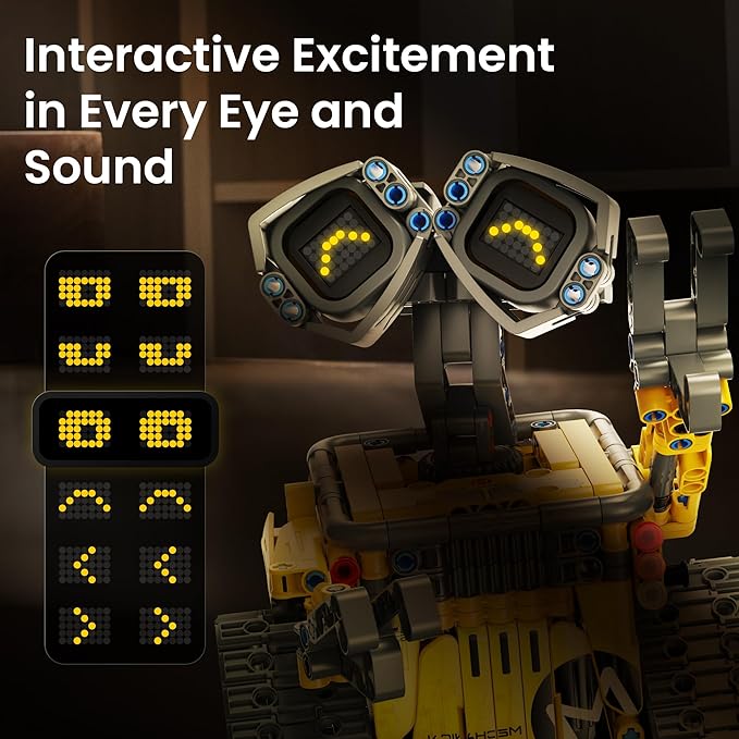 Sillbird Robot Building Kit with Remote Control for Boys Ages 8-14, Christmas STEM Coding Robotics Technic Toy Birthday Creative Gifts for Kids, Buildable 5in1 Models with 435 Pieces