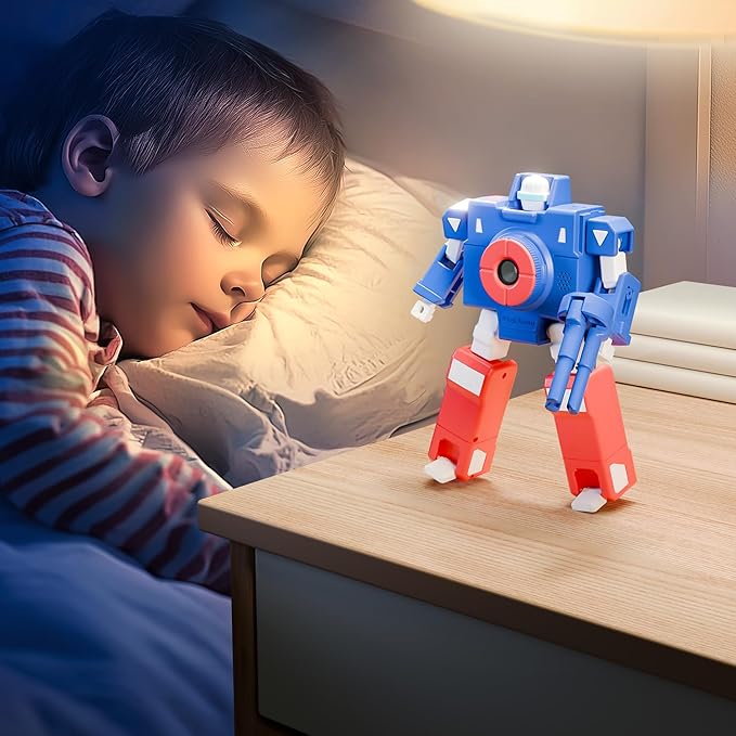 iPlay, iLearn Kid Touchscreen Selfie Camera, 1080P HD Digital Video Camera for Toddler 3-6, Outdoor Protable Travel Robot Camera W/ 32GB SD Card, Birthday Gift Boy 4-8, Present 5 7 9 10 12 Year Old