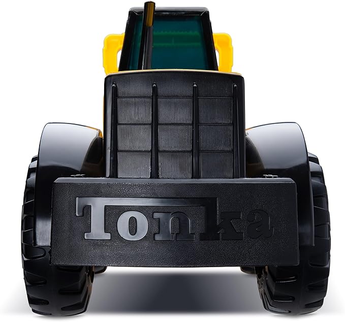 Tonka Steel Classics Front Loader - Made with Steel & Sturdy Plastic, Yellow Toy Construction Truck, Boys and Girls, Kids, Toddlers, Ages 3+