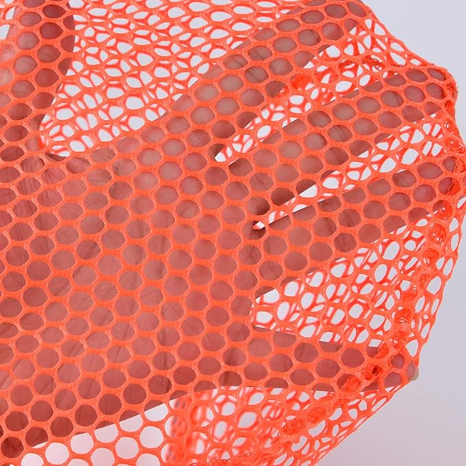 4 Pieces Fishing Net Catching Bug Fish Butterfly Nets Beach Toys for Kids Outdoor Playing (Orange, Rose Red)