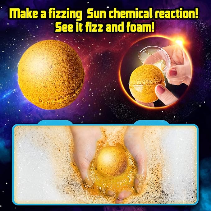 Original Stationery Space Science Kit - Solar System Kit with a Rocket - Outer Space Christmas Science Gift & Kids Gifts - Moon Spinner and a Solar System - Ages 6-14