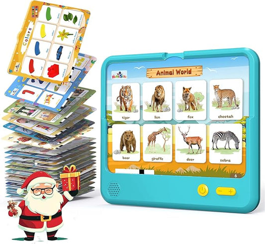 HOMESTEC Astro Pad, Toddler Interactive Learning Toys Ages 3 4 5 6, Kids Speech Therapy Educational Tablet Includes Sight Words, Nursery Rhymes, Stories, Perfect Christmas,Birthday Gift for Boys Girls