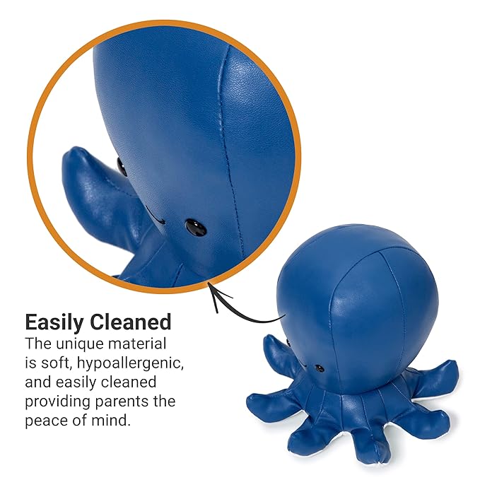 Little Big Friends Musical Baby Toy – Soft Plush Pull-String Cord Classical Toy for Baby & Toddlers | Soothing Stuffed Cuddly Animal Gift | Octave The Octopus