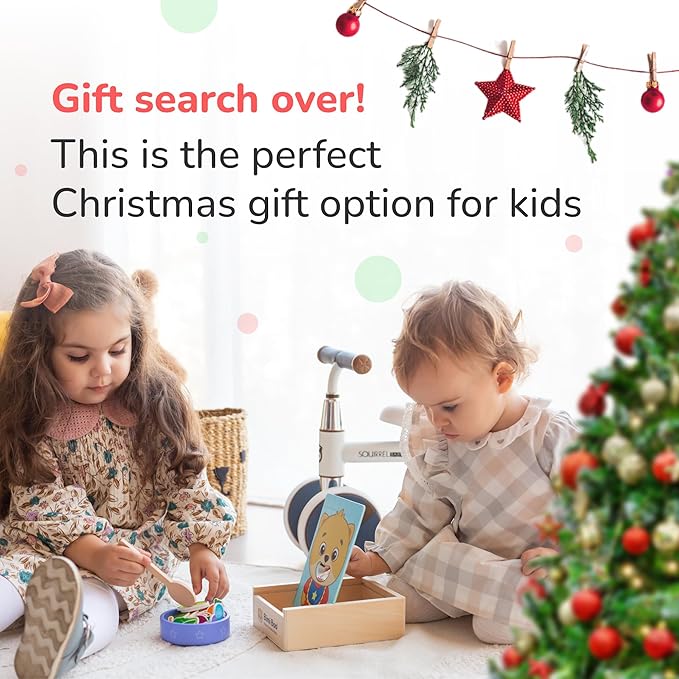 Bimi Boo Wooden Feeding Toy - Montessori Scooping Toy for Toddlers 1-4+ - Fine Motor Skills Pretend Play Food Set for Kids (27 Various Foods, a Spoon, Bowl)