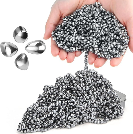1000+ Original Ferrite Putty Silver, Fidget Toy Ferrite Stones for Stress Relief, Sensory Toy for Adults & Teens 14+, Holiday Stocking Stuffer, Ferrite Rocks Fidget Present for Office