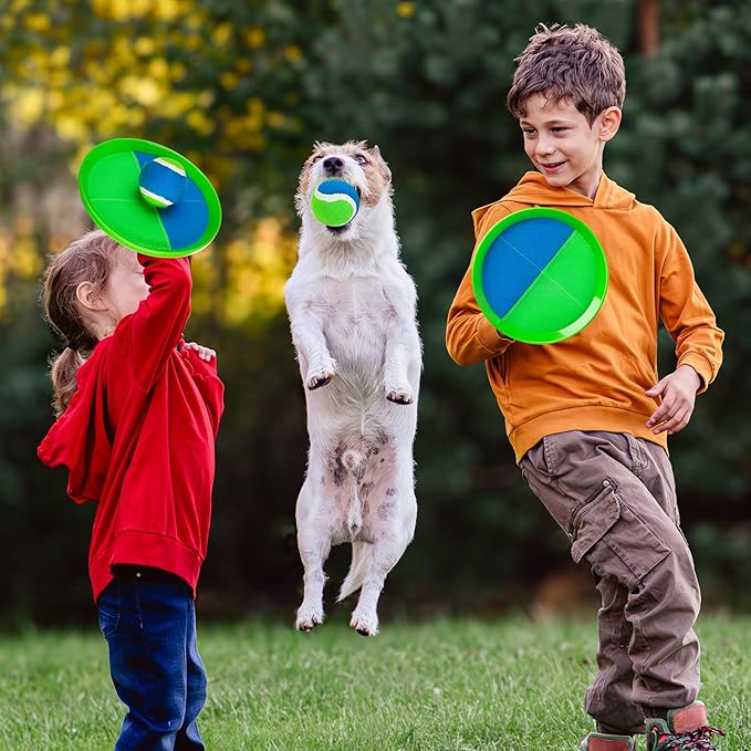 EVERICH Upgraded Toss and Catch Ball Game Set, Outdoor Games for Kids Toys, Stocking Stuffers for Family Games, Beach Pool Yard Christmas Toys Birthday Gifts for Boys Girls 3 4 5 6 7 8-12 Years Old