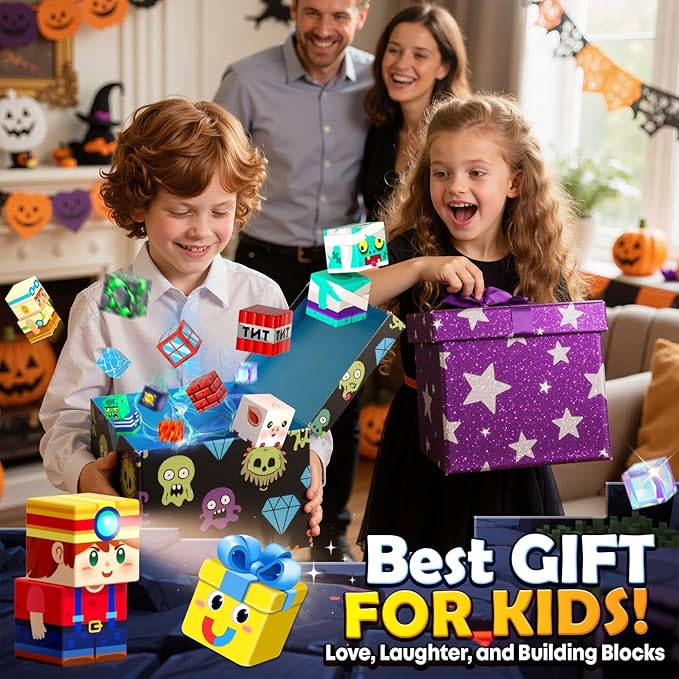 Magnetic Blocks Toys, Build Mine Magnet World Set, Magnetic Tiles Building for Boys & Girls Age 4-8 5-7, STEM Montessori Sensory Toys for Toddlers Kids Gifts