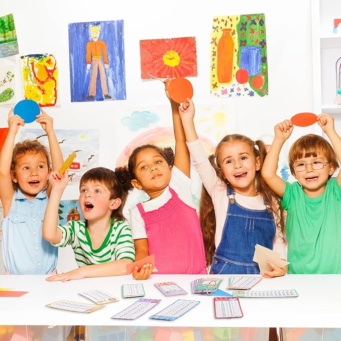 2 Packs of 31 Pcs Multiplication and Division Flashcards, 0-12 Math Flash Cards 1-12 Division Flashcards Multiplication Chart Math Games for Kids 1st to 3rd Grade