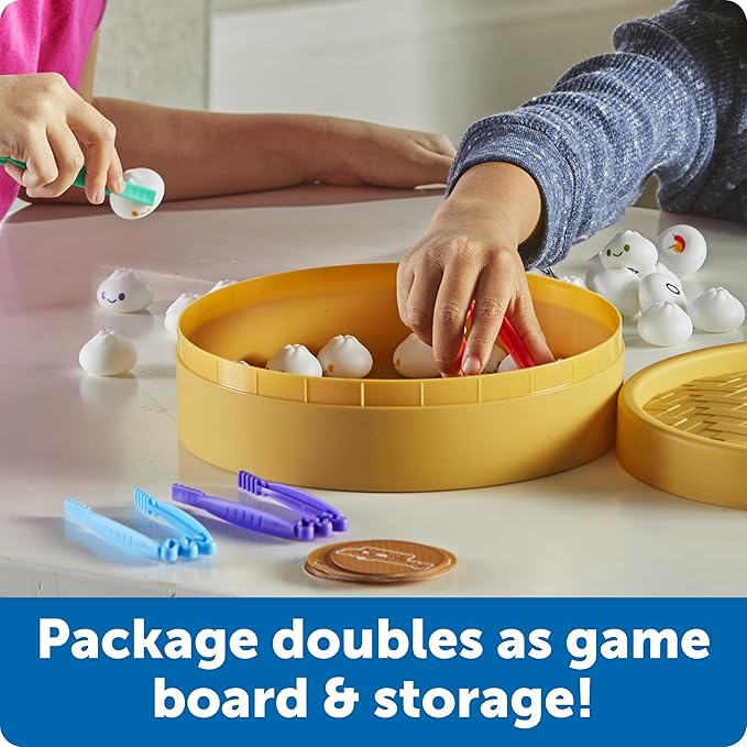 Learning Resources Dumpling Dash Fine Motor Math Game - Montessori Counting Toys, Board Game, Play Food, Homeschool, Fine Motor Skills, Homeschool Preschool