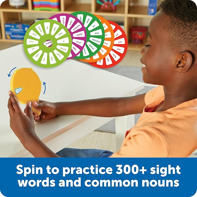 Learning Resources Skill Builders! Sight Words Quiz Wheel