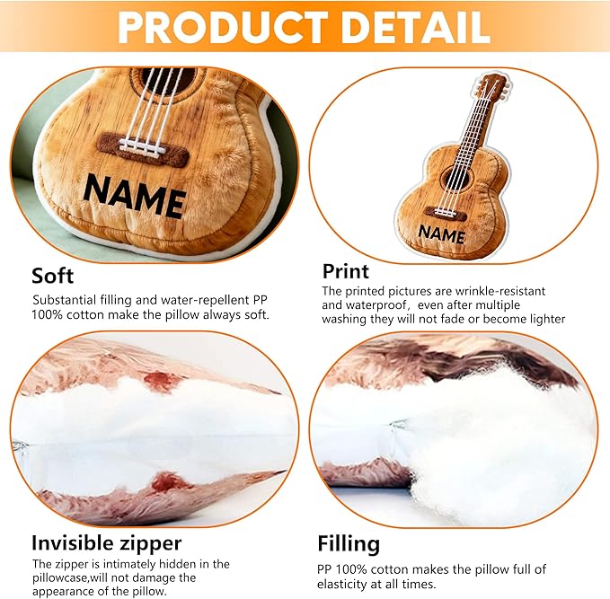 Custom Excavator Shaped Pillow Cute Personalized Name Plush Doll, Double-Sided Construction Engineering Vehicle Pillow for Kids, Birthday gifts for Boys and Girls Sofa Decorative Pillows 8-32in