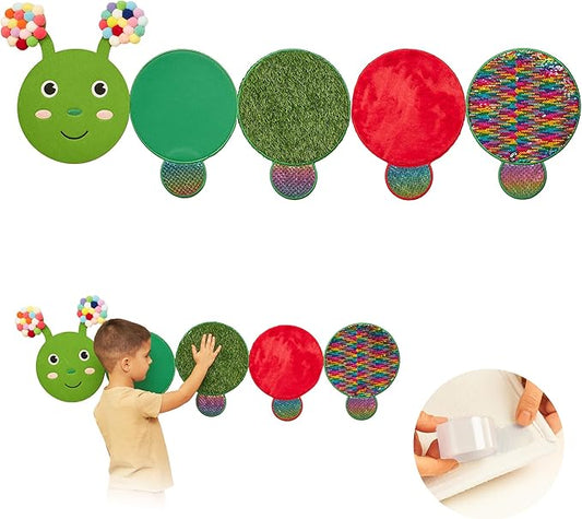 ODOXIA Sensory Wall Panel | Sequin Busy Board for Sensory Room and Daycare | Montessori Toys and Activity | Autism Mats and Squares for Toddlers and Kids