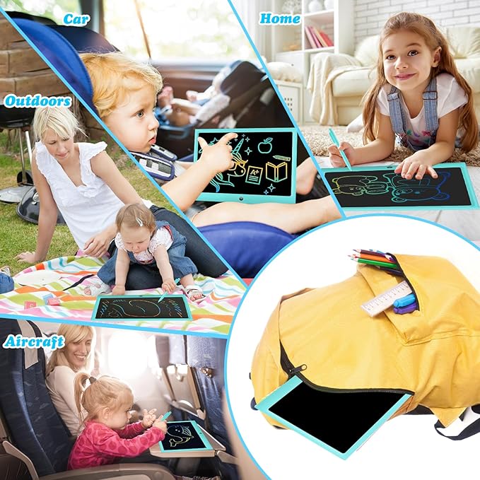 LCD Writing Tablet Kids Toys -15 Inch Toddler Toys Learning Drawing Pad Toys for 3 4 5 6 7 8 Years Boys Girls Birthday Christmas Easter Thanksgiving Gift Creative Doodle Board